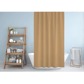 Resim Zethome Jackline Banyo Duş Perdesi 0010 Bej Çift Kanat 2X120X200 
