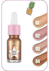 Resim Callista Shine Bestie Highlighter Işıltılı Likit Aydınlatıcı - 04 Sunset Pixie 