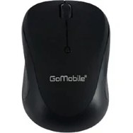 Resim GoMobile Go Mobile Kablosuz Mouse 1200 DPI Ev - Ofis Kullanımı İçin Siyah Renkli Optik Model 