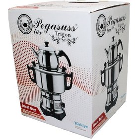 Resim Pegasus Lüx Trigon Elektrikli Çelik Semaver 4.5 L 