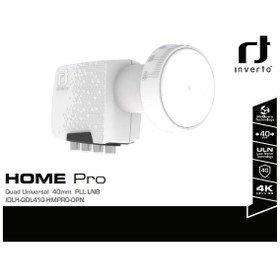 Resim Inverto Home Pro Uln Quad Lnb Full Hd 4K Uyumlu 