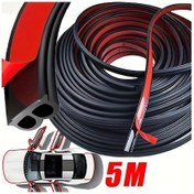 Resim Willowhaven 5m/196.85inç Siyah Araç Kapı Contası Ses Yalıtım Toz Su Geçirmez Şerit 