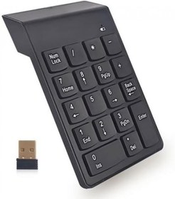 Resim Numerik keypad 18 tuş kablosuz numara klavyesi 