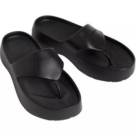 Resim Calvin Klein Kadın Platform Tabanlı Ortopedik Parmak Arası Siyah Terlik 