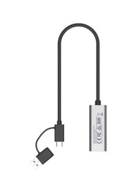 Resim Unıtek Hibrit Usb-c/usb-a 2.5 Gigabit Ethernet Adaptörü U1313cgy01 