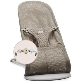 Resim Babybjörn Bliss Ana Kucağı Mesh Oyuncaklı / Grey Beige 