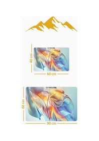 Resim Yıkanabilir Kaymaz Tabanlı Modern Desenli 2'li Banyo Paspas Takımı Bps0001 Renkli 