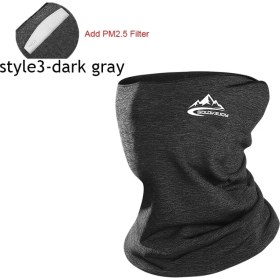 Resim Chaoduo Shop Stil3-Koyu Gri Stil 2021 Kış Bisiklet Eşarp Erkek Kadın Boyun Tüp Yüz Kapak Clatyle Moda Bandana Açık Spor Motosiklet Isıtıcı Atkılar (Yurt Dışından) 