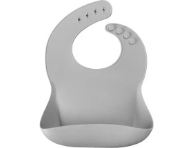 Resim Gray Line Gry Basics Silikon Mama Önlüğü Powder Grey Nel1 