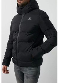 Resim Lumberjack Sn22 Nolan Kapüşonlu Erkek Spor Mont Siyah 