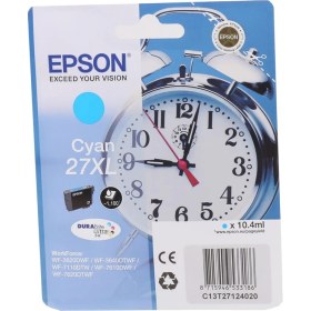 Resim Epson 27XL Cyan Mavi Mürekkep Kartuş T27124012 