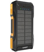 Resim Sunshine022 Eaget 10000mah Güneş Enerjili Power Bank Turuncu Hızlı Şarj Kamp Feneri Usb C Turuncu 