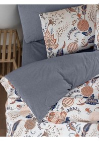 Resim Mystory Home Lastikli Çarşaflı Tek Kişilik Nevresim Takımı Etro 