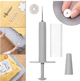 Resim Buffer Yorgan Kılıfı Ve Çarşaf Tutucu Sabitleyici Düğme Kiti 