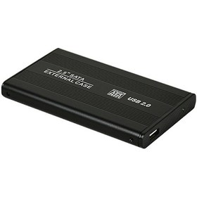 Resim Neevoyu 2.5 İnç Sata Usb2.0 Dış Hard Disk Kutusu, Aluminyum Kasa, 480mbps Hız, Windows/mac Uyumlu, Siyah 
