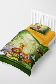 Resim MONOHOME Zoo 3D Pamuk Saten Çocuk Nevresim Takımı 160x220, monohome1863 