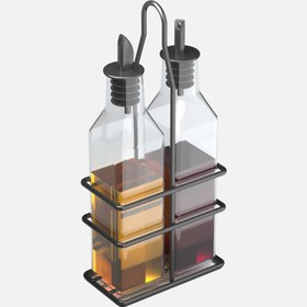 Resim Teknotel MG022 2'li Şişeli Yağdanlık 