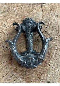 Resim Figürlü Antik Sari Döküm Pirinç Kapi Tak Tak Kapi Tokmagi 549598365 