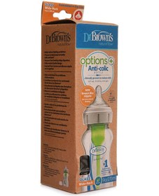 Resim Db91740 Dr Browns Options+ Geniş Ağız Antikolik Cam Biberon 270 Ml 0+ Ay 5 Adet 