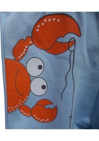 Resim Kardelya Baby Yengeç Baskılı Patikli Tek Alt Mavi 