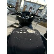 Resim Kuba Brillant Motosiklet Siyah Su Geçirmez Sele Kılıfı Örtüsü 