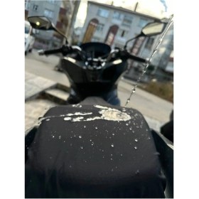 Resim Kuba Brillant Motosiklet Siyah Su Geçirmez Sele Kılıfı Örtüsü 