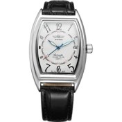 Resim Hanyang Beyaz T-Kazanan Dijital Ölçeği Oymak Mavi El Mekanik Saat Siyah Düzensiz Şekilli Bilek Kayışı Saat (Yurt Dışından) 