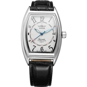 Resim Hanyang Beyaz T-Kazanan Dijital Ölçeği Oymak Mavi El Mekanik Saat Siyah Düzensiz Şekilli Bilek Kayışı Saat (Yurt Dışından) 