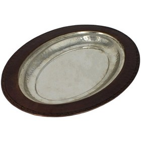 Resim Turna Bakır Piyade İskender Kebap Kayık Sunum Tabağı 30 Cm El Dövme Oksit Turna4417-3 