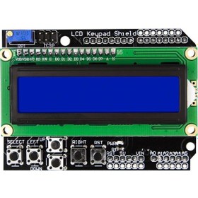 Resim 1602 Lcd Keypad Shield 16x2 Ekran Arduino İle Uyumlu 