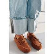 Resim Maltra Kadın Oxford Ayakkabı Taba Süet 