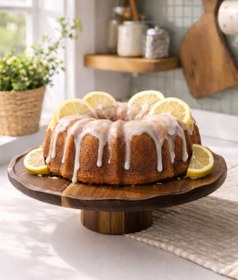 Resim BUCOLIC Boho Akasya Ayaklı Kek & Pasta Sunum Standı 