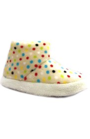 Resim Ayakkabımood Emy Krem Puantieli Kız Çocuk Ev Içi Panduf Bot 