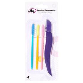 Resim Eklips Kaş ve Kirpik Şekillendirme Seti (Usturalı) 