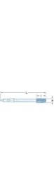 Resim Fett 10,00MM Izar DIN208B Hsse Co5 Mors Konik Saplı Makina Raybası 