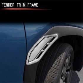 Resim Luenaarry Hava Akış Giriş Kapağı Yan Trim Çerçeve Gümüş (Yurt Dışından) 