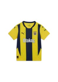 Resim Fenerbahçe Puma 2024/25 Çocuk İç Saha Futbol Forma Takımı 77536401 Sarı - Lacivert 
