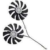 Resim Ganzhoushop Yeni Soğutucu P106-100 P106 Oc Msi Kartı Ha9010h12f-z Gtx960 Gtx1060 Gtx Gtx Grafik Fanı Fan Çift 960 85mm 6g 4pin 1060 1 Gy 