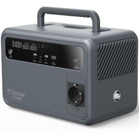 Resim Teksan Jeneratör Go On 600w Taşınabilir Güç Istasyonu, Güç Kaynağı, Güneş Paneli Ile Şarj Desteği, Hafif, Lifepo4 