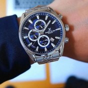 Resim Daniel Klein Exclusive Tüm Fonksiyonları Aktif, Takvimli, Çelik Bilezik Lacivert Kadran Erkek Kol Saati 