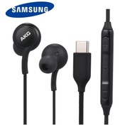 Resim Akg Samsung Galaxy S20 Ultra S21 Ultra S22 Ultra Uyumlu Type-c Girişli Stereo Kablolu Kulaklık Siyah 