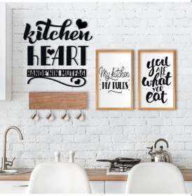 Resim Bk Home Doğal Ahşap Dekoratif Fincan Askılığı Mutfak Konseptli 2’ (551038373) 