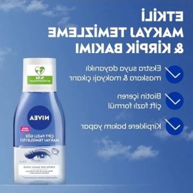 Resim Erdo Ticaret Çift Fazlı Göz Makyaj Temizleyici, 125 Ml, Biotin ve Kirpik Bakımı 