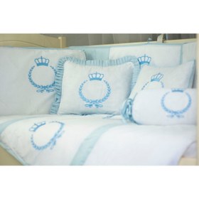 Resim özgürce Bebek Uyku Seti Nevresim Takımı 70x130 Mavi, yumuşak ve konforlu uyku seti 