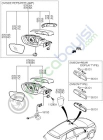 Resim Kia Ceed Ayna Kapak Dış Dikiz Sol Orjinal | 87616A2020 