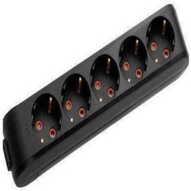 Resim Viko Multi-Let 5'li Kablolu Priz 3 MT Siyah 