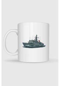 Resim F503 Tcg Beykoz Tasarımlı Kupa Bardak Beyaz 