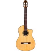 Resim Cordoba Fusion 12 Sedir Elektro Klasik Gitar (Natural) 