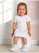 Resim Kotmarkot Kısa Kollu Yenidoğan Elbises 444482229 Beyaz 