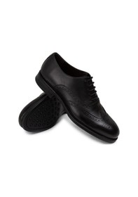 Resim Deery Hakiki Deri Siyah Erkek Klasik Ayakkabı - 01785msyhc01 